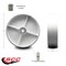 Service Caster SCC-8" Semi Steel Cast Iron Wheel Only w/Roller Bearing-1/2" Bore -1400 lbs Cpty SCC-SSR820 - alternate 2